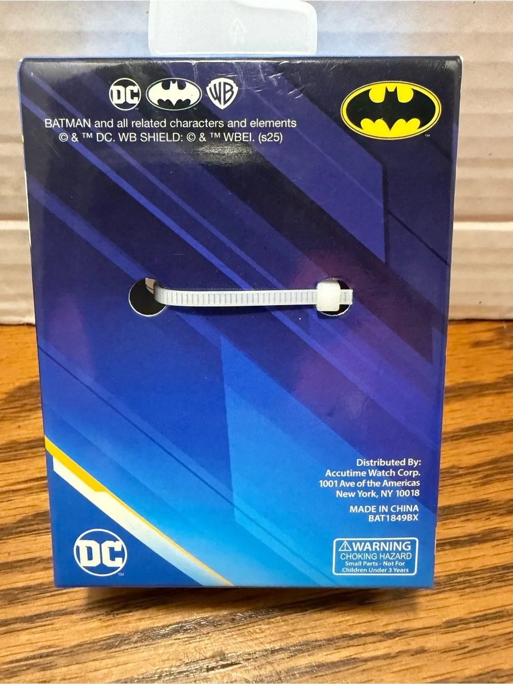 DC Batman Kids Black and Blue Flashing LCD Watch